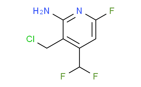 2-Amino-3-(chloromethyl)-4-(difluoromethyl)-6-fluoropyridine