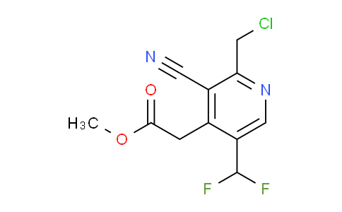 AM45518 | 1805981-09-2 | Methyl 2-(chloromethyl)-3-cyano-5-(difluoromethyl)pyridine-4-acetate