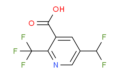 AM45522 | 1806785-31-8 | 5-(Difluoromethyl)-2-(trifluoromethyl)pyridine-3-carboxylic acid