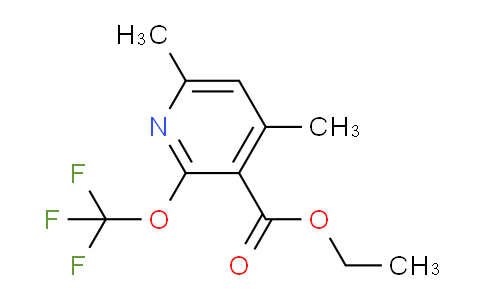 AM45524 | 1804293-97-7 | Ethyl 4,6-dimethyl-2-(trifluoromethoxy)pyridine-3-carboxylate