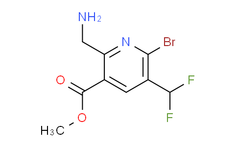AM45532 | 1805038-72-5 | Methyl 2-(aminomethyl)-6-bromo-5-(difluoromethyl)pyridine-3-carboxylate