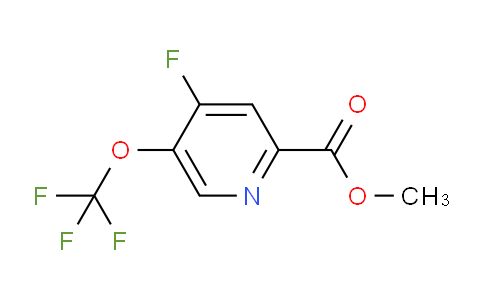 AM45548 | 1804580-56-0 | Methyl 4-fluoro-5-(trifluoromethoxy)pyridine-2-carboxylate