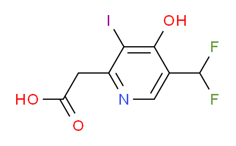 AM45549 | 1805454-45-8 | 5-(Difluoromethyl)-4-hydroxy-3-iodopyridine-2-acetic acid