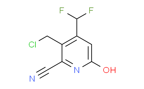 3-(Chloromethyl)-2-cyano-4-(difluoromethyl)-6-hydroxypyridine