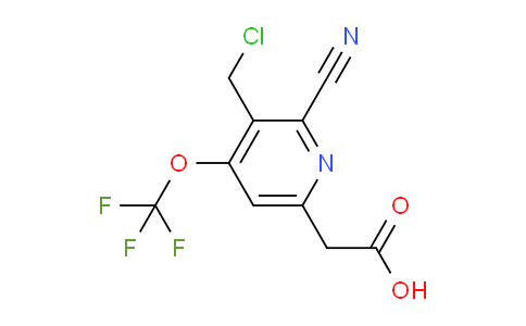 AM45569 | 1804303-58-9 | 3-(Chloromethyl)-2-cyano-4-(trifluoromethoxy)pyridine-6-acetic acid