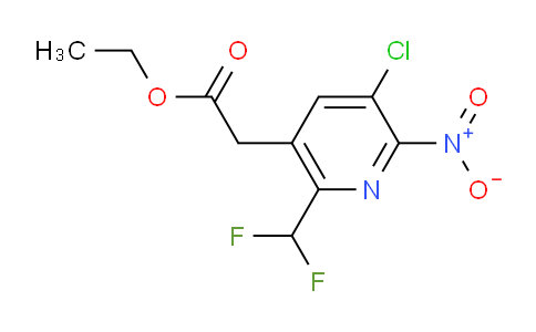 AM45571 | 1804460-19-2 | Ethyl 3-chloro-6-(difluoromethyl)-2-nitropyridine-5-acetate