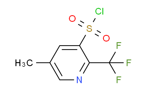 5-Methyl-2-(trifluoromethyl)pyridine-3-sulfonyl chloride