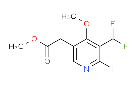 AM45594 | 1807013-71-3 | Methyl 3-(difluoromethyl)-2-iodo-4-methoxypyridine-5-acetate