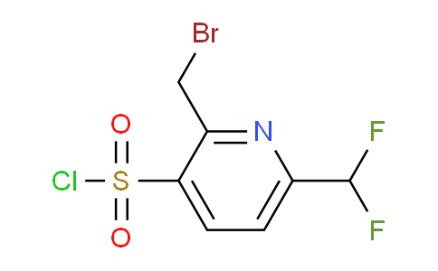 AM45599 | 1804714-52-0 | 2-(Bromomethyl)-6-(difluoromethyl)pyridine-3-sulfonyl chloride