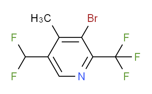 AM45601 | 1805247-29-3 | 3-Bromo-5-(difluoromethyl)-4-methyl-2-(trifluoromethyl)pyridine
