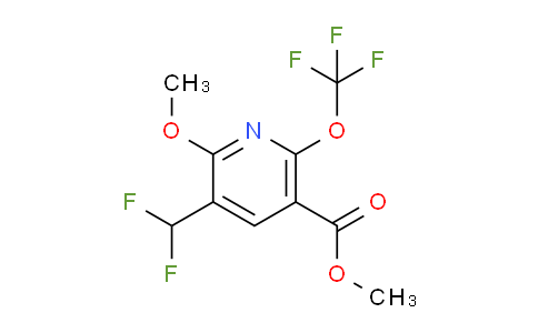 AM45604 | 1806255-56-0 | Methyl 3-(difluoromethyl)-2-methoxy-6-(trifluoromethoxy)pyridine-5-carboxylate