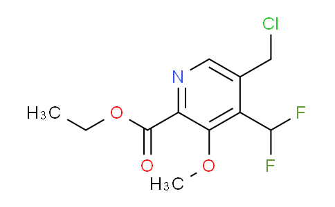 AM45611 | 1361921-83-6 | Ethyl 5-(chloromethyl)-4-(difluoromethyl)-3-methoxypyridine-2-carboxylate