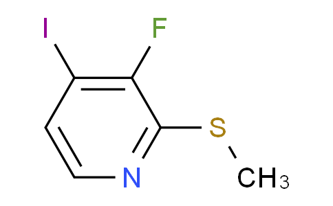 3-Fluoro-4-iodo-2-(methylthio)pyridine