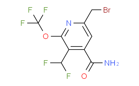 AM45613 | 1806772-71-3 | 6-(Bromomethyl)-3-(difluoromethyl)-2-(trifluoromethoxy)pyridine-4-carboxamide