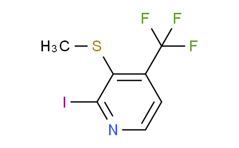 2-Iodo-3-(methylthio)-4-(trifluoromethyl)pyridine