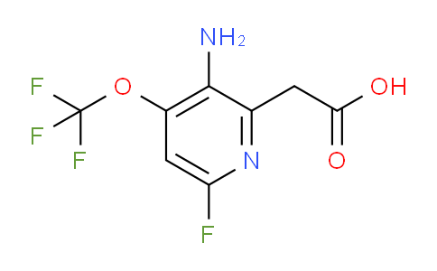 3-Amino-6-fluoro-4-(trifluoromethoxy)pyridine-2-acetic acid