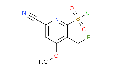 AM45621 | 1805290-16-7 | 6-Cyano-3-(difluoromethyl)-4-methoxypyridine-2-sulfonyl chloride