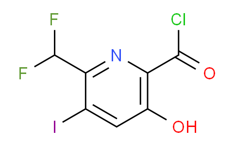 AM45639 | 1807071-28-8 | 2-(Difluoromethyl)-5-hydroxy-3-iodopyridine-6-carbonyl chloride