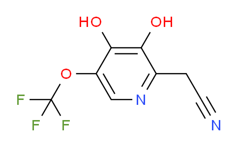 3,4-Dihydroxy-5-(trifluoromethoxy)pyridine-2-acetonitrile
