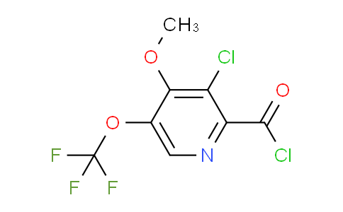 3-Chloro-4-methoxy-5-(trifluoromethoxy)pyridine-2-carbonyl chloride