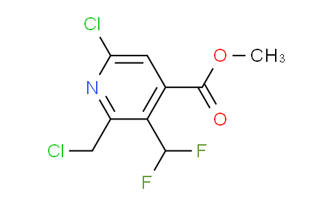 Methyl 6-chloro-2-(chloromethyl)-3-(difluoromethyl)pyridine-4-carboxylate