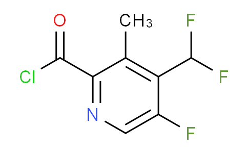 4-(Difluoromethyl)-5-fluoro-3-methylpyridine-2-carbonyl chloride