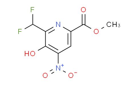 Methyl 2-(difluoromethyl)-3-hydroxy-4-nitropyridine-6-carboxylate