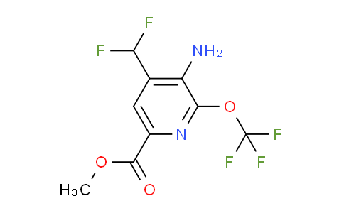 AM45699 | 1806152-38-4 | Methyl 3-amino-4-(difluoromethyl)-2-(trifluoromethoxy)pyridine-6-carboxylate