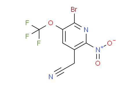 AM45704 | 1803469-77-3 | 2-Bromo-6-nitro-3-(trifluoromethoxy)pyridine-5-acetonitrile