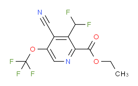 AM45706 | 1806721-70-9 | Ethyl 4-cyano-3-(difluoromethyl)-5-(trifluoromethoxy)pyridine-2-carboxylate
