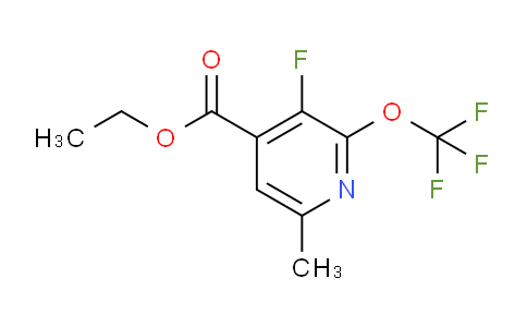 AM45707 | 1804641-97-1 | Ethyl 3-fluoro-6-methyl-2-(trifluoromethoxy)pyridine-4-carboxylate