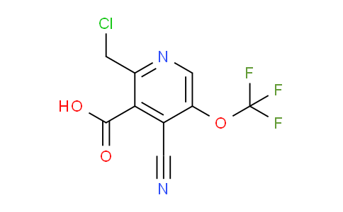 AM45712 | 1804738-03-1 | 2-(Chloromethyl)-4-cyano-5-(trifluoromethoxy)pyridine-3-carboxylic acid