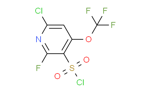 6-Chloro-2-fluoro-4-(trifluoromethoxy)pyridine-3-sulfonyl chloride