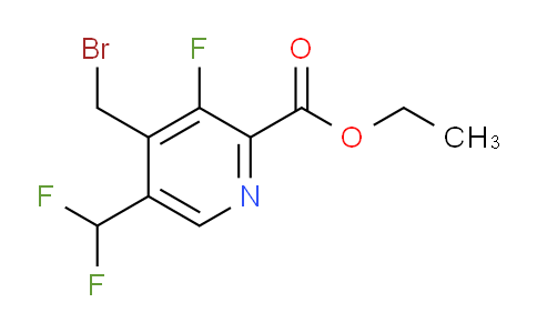 Ethyl 4-(bromomethyl)-5-(difluoromethyl)-3-fluoropyridine-2-carboxylate