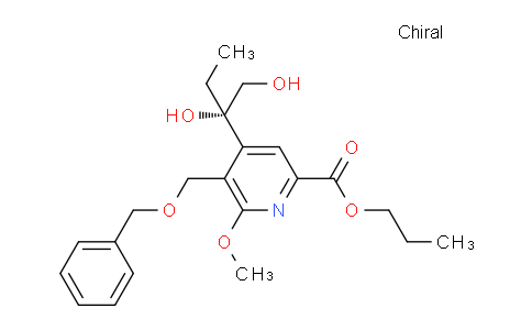 Propyl (S)-5-((benzyloxy)methyl)-4-(1,2-dihydroxybutan-2-yl)-6-methoxypicolinate