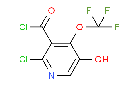 2-Chloro-5-hydroxy-4-(trifluoromethoxy)pyridine-3-carbonyl chloride