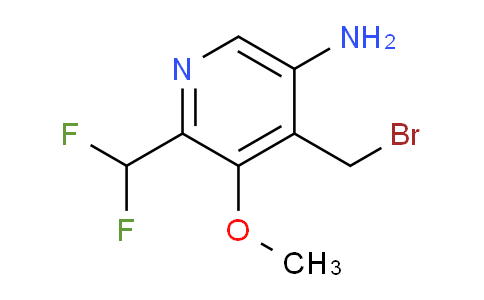 5-Amino-4-(bromomethyl)-2-(difluoromethyl)-3-methoxypyridine