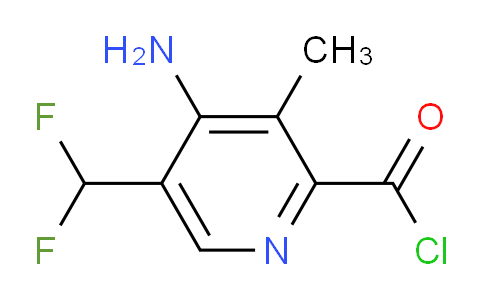 AM45762 | 1805222-75-6 | 4-Amino-5-(difluoromethyl)-3-methylpyridine-2-carbonyl chloride