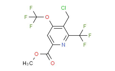 AM45793 | 1806776-48-6 | Methyl 3-(chloromethyl)-4-(trifluoromethoxy)-2-(trifluoromethyl)pyridine-6-carboxylate