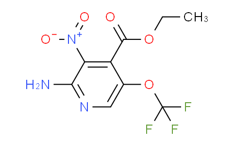 Ethyl 2-amino-3-nitro-5-(trifluoromethoxy)pyridine-4-carboxylate