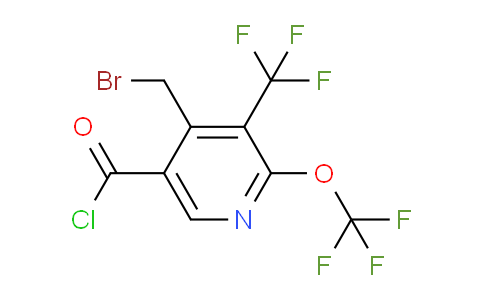 4-(Bromomethyl)-2-(trifluoromethoxy)-3-(trifluoromethyl)pyridine-5-carbonyl chloride