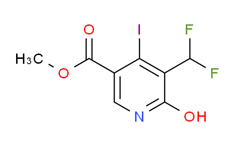 AM45846 | 1805536-42-8 | Methyl 3-(difluoromethyl)-2-hydroxy-4-iodopyridine-5-carboxylate