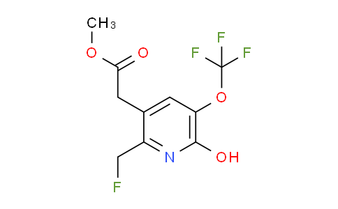 Methyl 2-(fluoromethyl)-6-hydroxy-5-(trifluoromethoxy)pyridine-3-acetate