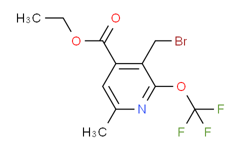 AM45854 | 1361735-35-4 | Ethyl 3-(bromomethyl)-6-methyl-2-(trifluoromethoxy)pyridine-4-carboxylate