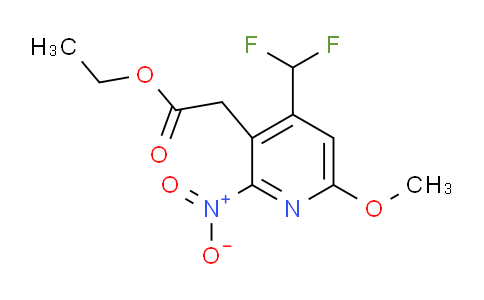 AM45856 | 1806990-45-3 | Ethyl 4-(difluoromethyl)-6-methoxy-2-nitropyridine-3-acetate