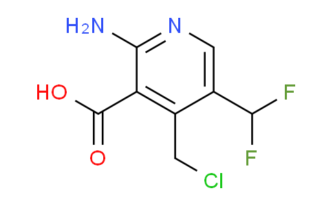AM45863 | 1806818-33-6 | 2-Amino-4-(chloromethyl)-5-(difluoromethyl)pyridine-3-carboxylic acid