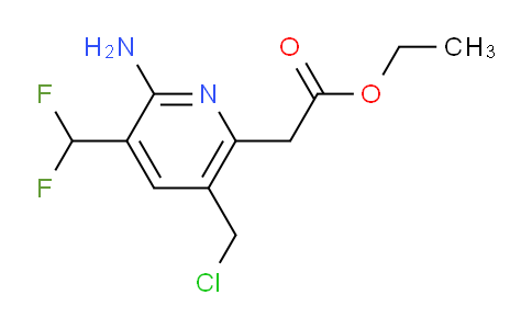 AM45871 | 1806842-40-9 | Ethyl 2-amino-5-(chloromethyl)-3-(difluoromethyl)pyridine-6-acetate