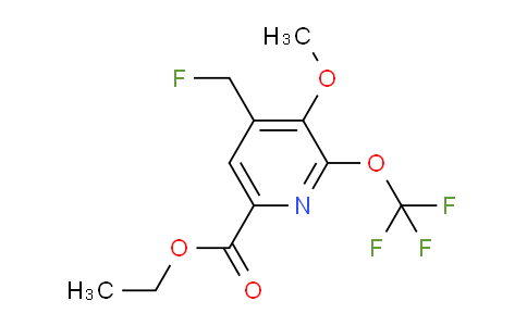 AM45873 | 1806751-54-1 | Ethyl 4-(fluoromethyl)-3-methoxy-2-(trifluoromethoxy)pyridine-6-carboxylate