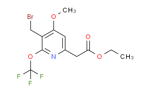 AM45875 | 1806183-95-8 | Ethyl 3-(bromomethyl)-4-methoxy-2-(trifluoromethoxy)pyridine-6-acetate