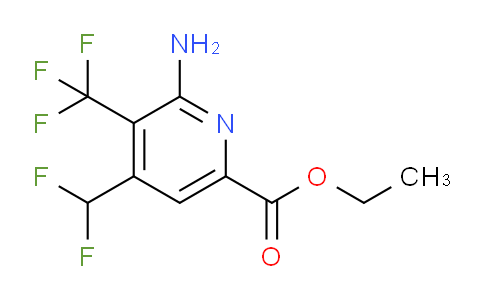 AM45876 | 1804457-65-5 | Ethyl 2-amino-4-(difluoromethyl)-3-(trifluoromethyl)pyridine-6-carboxylate